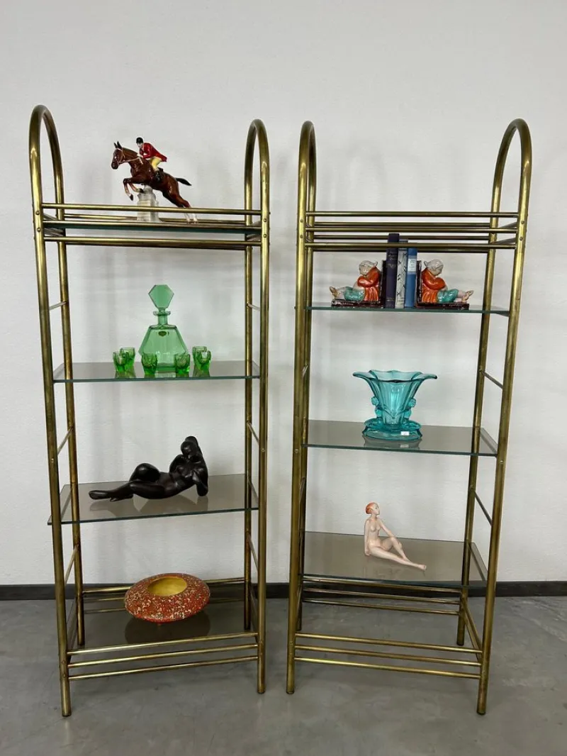 Outlet Pamono Mid-Century Modern Brass Etagere, 1970s