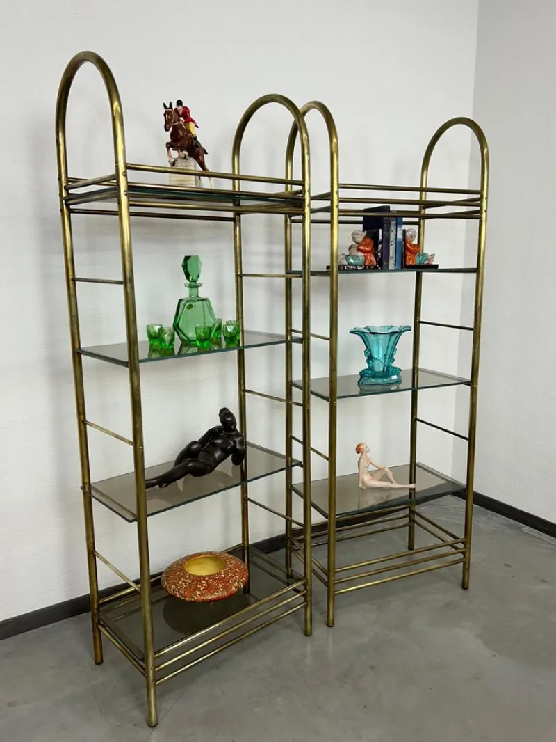 Outlet Pamono Mid-Century Modern Brass Etagere, 1970s
