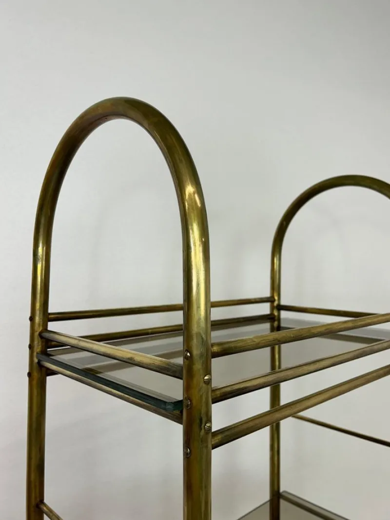 Outlet Pamono Mid-Century Modern Brass Etagere, 1970s