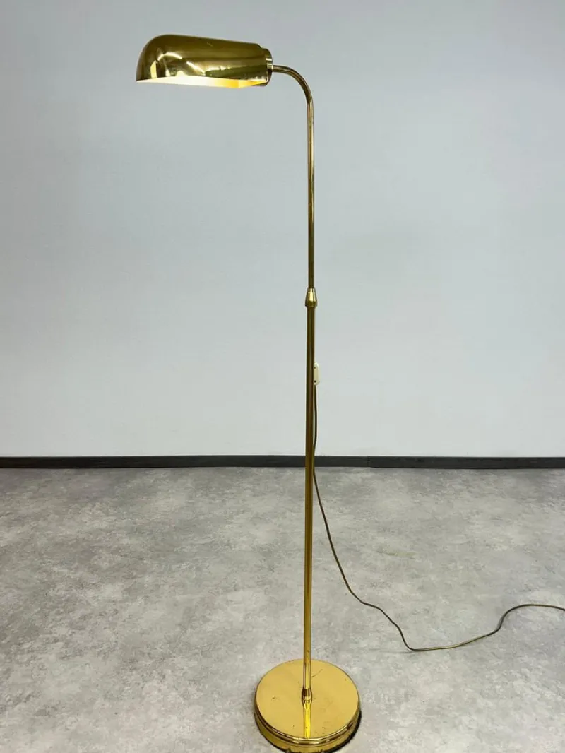 Discount Pamono Mid-Century Modern Brass Floor Lamp, 1930s