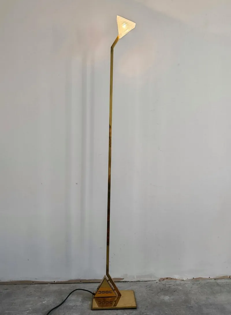 Hot Pamono Mid-Century Modern Brass Floor Lamp from Peill & Putzler, 1970s