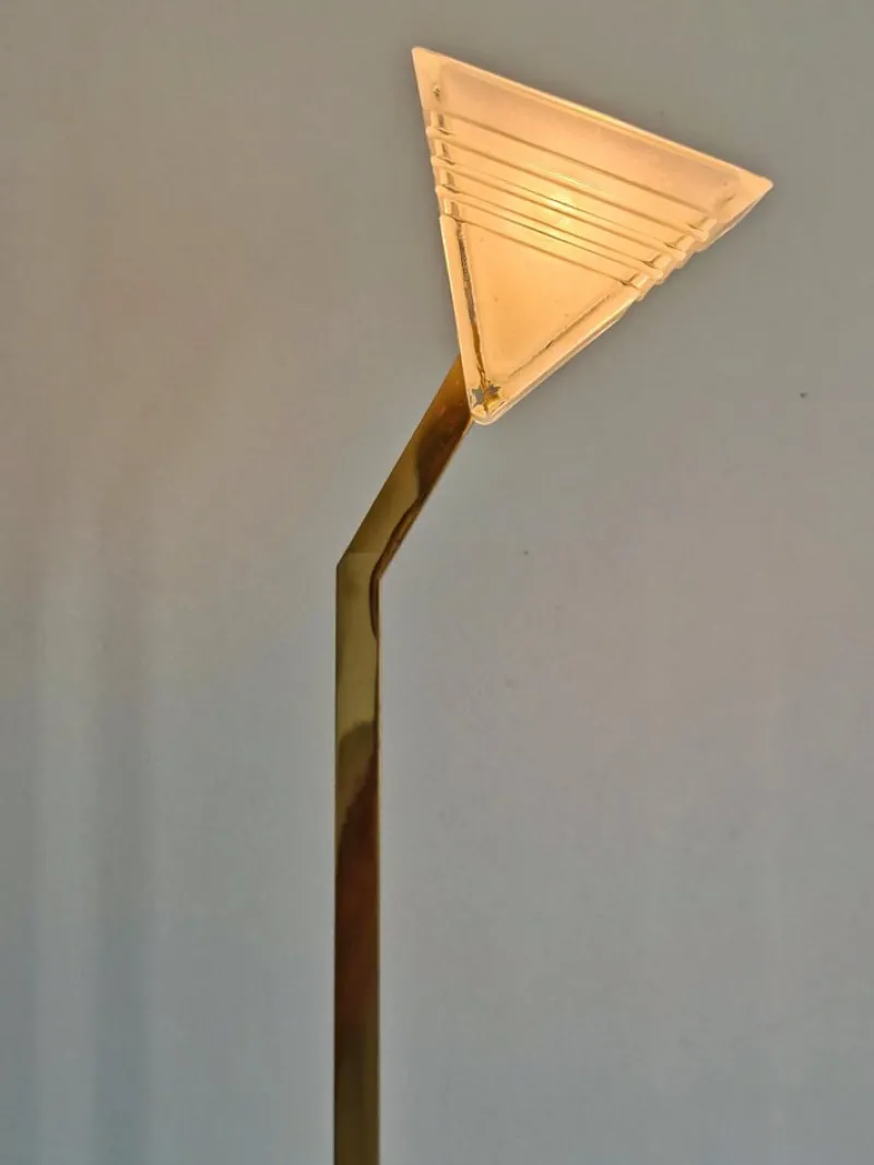 Hot Pamono Mid-Century Modern Brass Floor Lamp from Peill & Putzler, 1970s