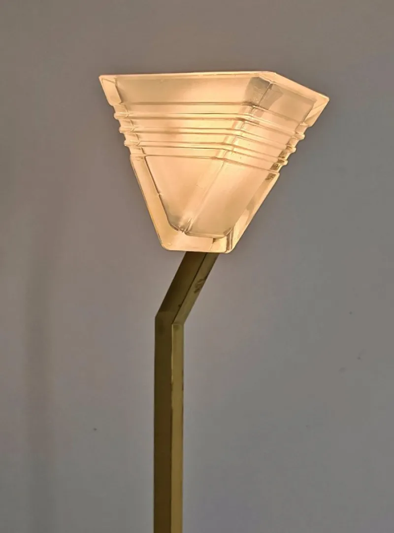 Hot Pamono Mid-Century Modern Brass Floor Lamp from Peill & Putzler, 1970s