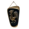 Best Pamono Mid-Century Modern Brass Rooster Wall Relief, West Germany, 1950s