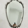 Outlet Pamono Mid-Century Modern Brass Wall Mirror, 1960s