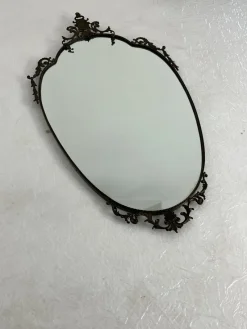 Outlet Pamono Mid-Century Modern Brass Wall Mirror, 1960s