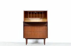 Pamono Mid-Century Modern British Teak Secretaire from Elliots of Newbury, 1960s> Secretaires
