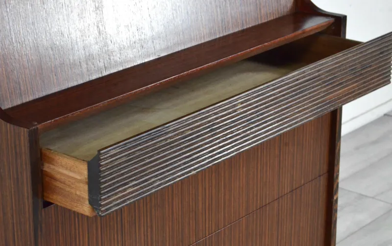 Pamono Mid-Century Modern British Teak Secretaire from Elliots of Newbury, 1960s> Secretaires
