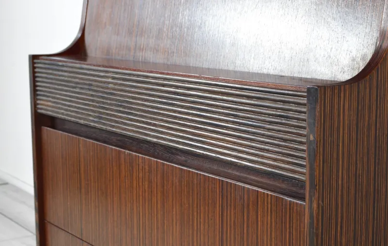 Pamono Mid-Century Modern British Teak Secretaire from Elliots of Newbury, 1960s> Secretaires