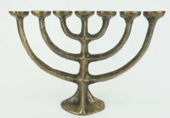Discount Pamono Mid-Century Modern Brutalist Bronze Candleholder, 1960s