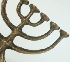 Discount Pamono Mid-Century Modern Brutalist Bronze Candleholder, 1960s