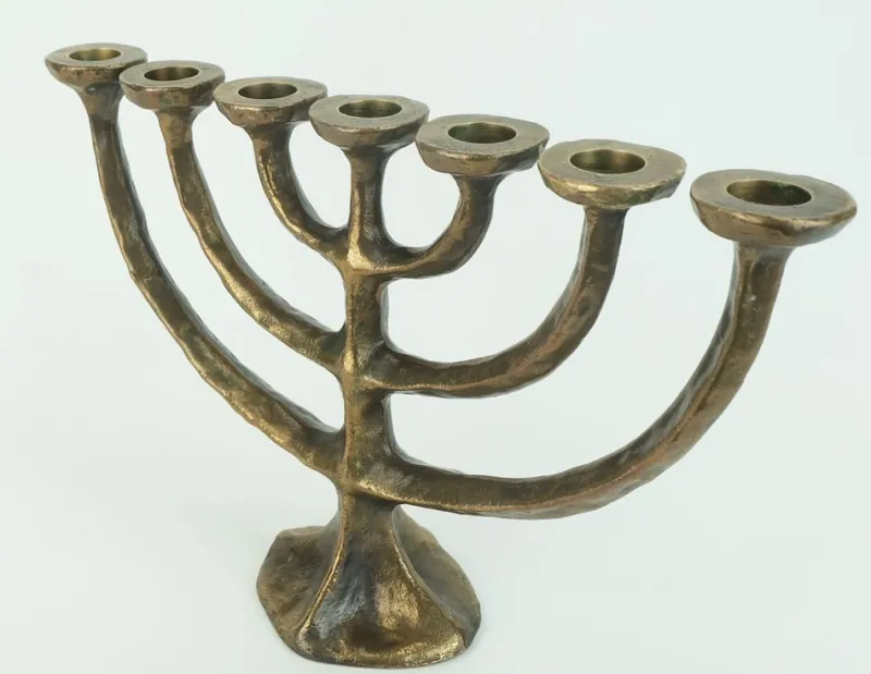 Discount Pamono Mid-Century Modern Brutalist Bronze Candleholder, 1960s