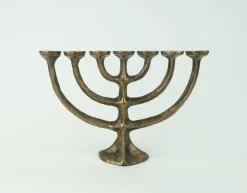 Discount Pamono Mid-Century Modern Brutalist Bronze Candleholder, 1960s