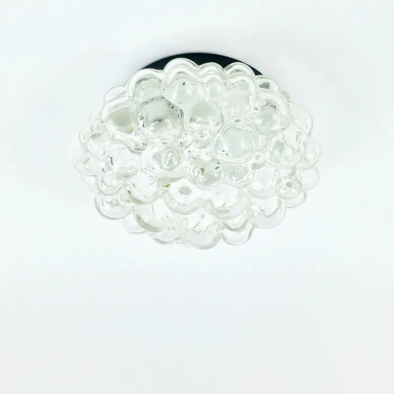 Pamono Mid-Century Modern Bubble Glass Flush Mount by Helena Tynell for Limburg, Germany, 1960s> Ceiling Lights