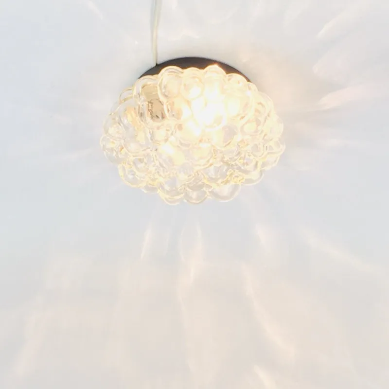 Pamono Mid-Century Modern Bubble Glass Flush Mount by Helena Tynell for Limburg, Germany, 1960s> Ceiling Lights