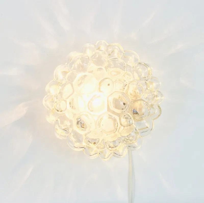 Pamono Mid-Century Modern Bubble Glass Flush Mount by Helena Tynell for Limburg, Germany, 1960s> Ceiling Lights