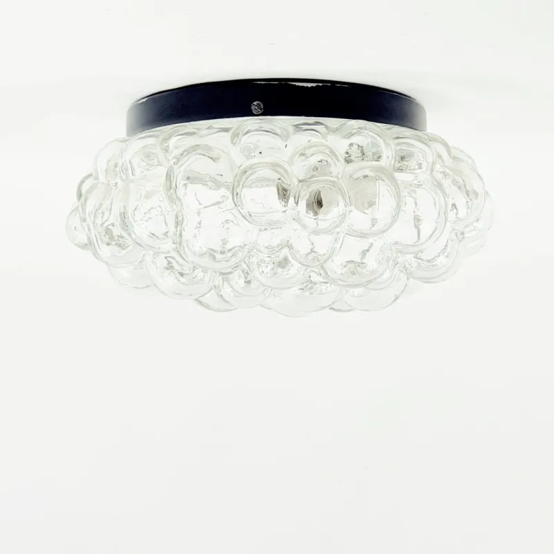 Pamono Mid-Century Modern Bubble Glass Flush Mount by Helena Tynell for Limburg, Germany, 1960s> Ceiling Lights