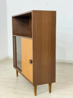Pamono Mid-Century Modern Cabinet in Oak><noscript><img width=