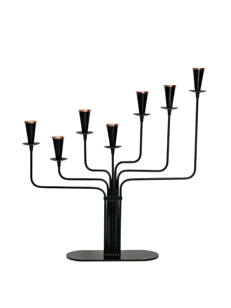Pamono Mid-Century Modern Candleholder in Copper and Metal by Gunnar Ander for Ystad-Metall, 1960s> Candleholders