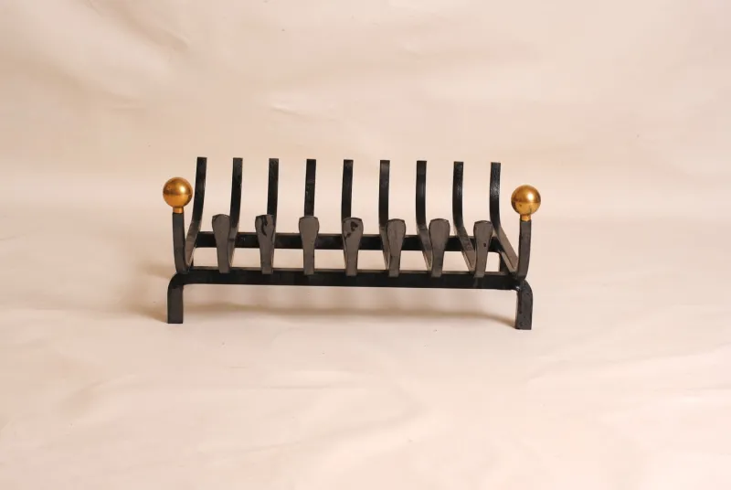 Outlet Pamono Mid-Century Modern Cast Iron Log Holder for Fireplace, 1960s