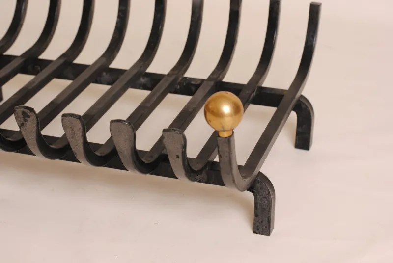 Outlet Pamono Mid-Century Modern Cast Iron Log Holder for Fireplace, 1960s