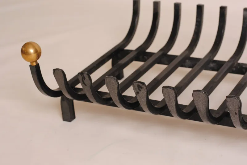 Outlet Pamono Mid-Century Modern Cast Iron Log Holder for Fireplace, 1960s