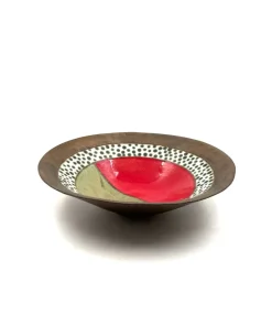 Pamono Mid-Century Modern Ceramic Bowl, France, 1970s><noscript><img width=