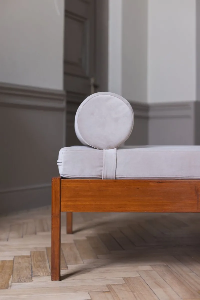 New Pamono Mid-Century Modern Chaise Lounge in Teak