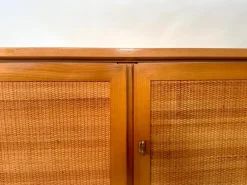 Online Pamono Mid-Century Modern Cherry Sideboard with Woven Front, West Germany, 1965