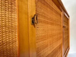 Online Pamono Mid-Century Modern Cherry Sideboard with Woven Front, West Germany, 1965