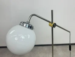 Pamono Mid-Century Modern Chrome Floor Lamps, 1950s, Set of 2><noscript><img width=