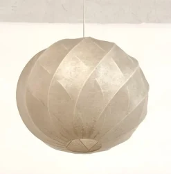 New Pamono Mid-Century Modern Cocoon Pendant Light from Goldkant Leuchten, 1970s