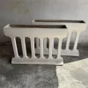 Pamono Mid-Century Modern Concrete Planters, 1960s, Set of 2> Planters And Jardiniere