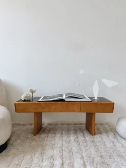 Pamono Mid-Century Modern Console Table by Jitona Soběslav, 1960s><noscript><img width=