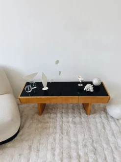 Pamono Mid-Century Modern Console Table by Jitona Soběslav, 1960s><noscript><img width=