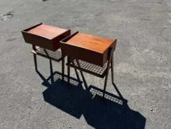 Sale Pamono Mid-Century Modern Danish Teak Nightstands by Søren Rasmussen, 1964, Set of 2