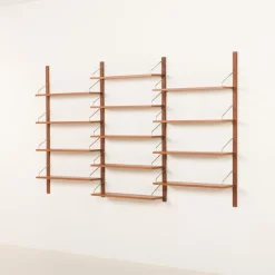 Pamono Mid-Century Modern Danish Teak Shleving Unit in the style of Poul Cadovius, 1960s> Shelves & Wall Units