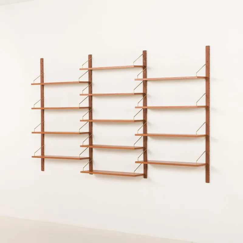 Pamono Mid-Century Modern Danish Teak Shleving Unit in the style of Poul Cadovius, 1960s> Shelves & Wall Units