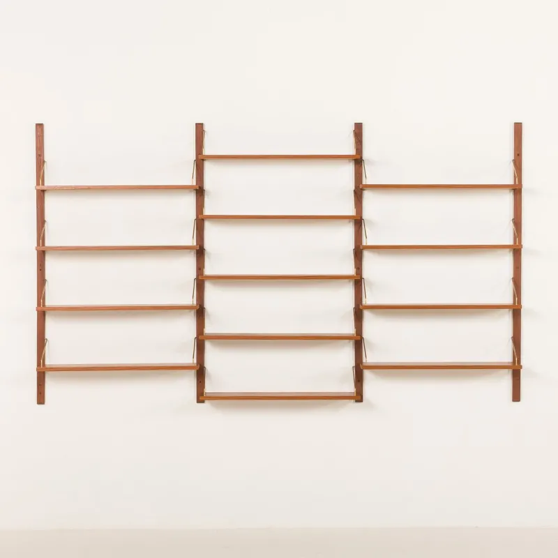 Pamono Mid-Century Modern Danish Teak Shleving Unit in the style of Poul Cadovius, 1960s> Shelves & Wall Units