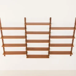 Pamono Mid-Century Modern Danish Teak Shleving Unit in the style of Poul Cadovius, 1960s><noscript><img width=