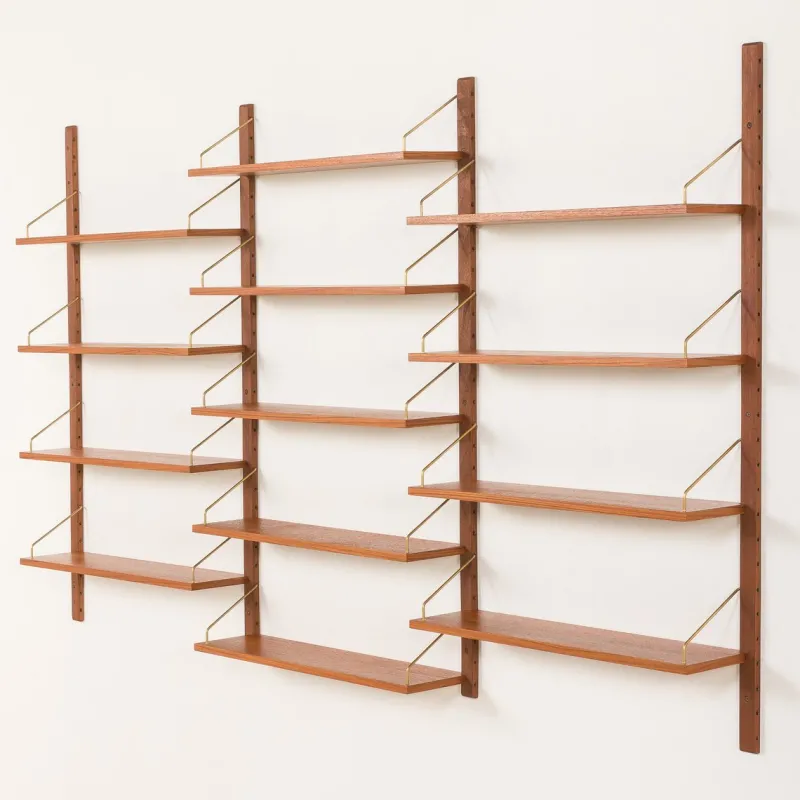 Pamono Mid-Century Modern Danish Teak Shleving Unit in the style of Poul Cadovius, 1960s> Shelves & Wall Units