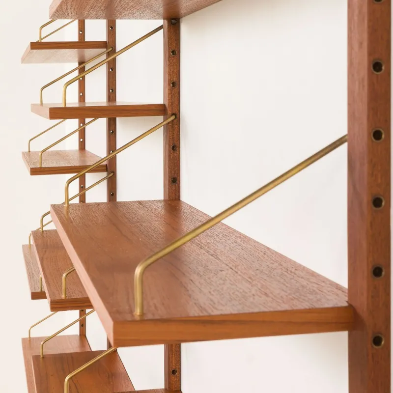 Pamono Mid-Century Modern Danish Teak Shleving Unit in the style of Poul Cadovius, 1960s> Shelves & Wall Units