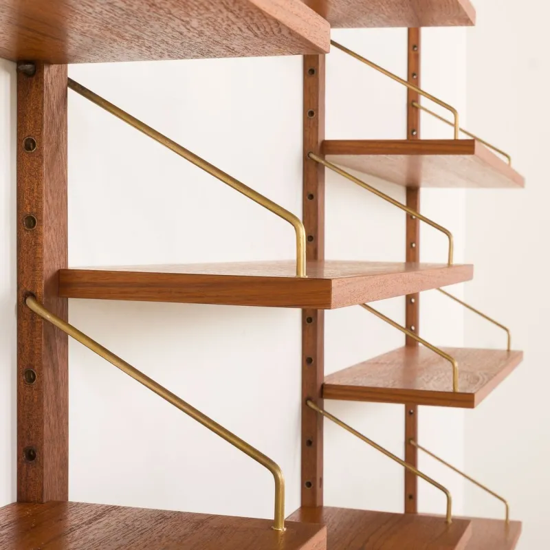 Pamono Mid-Century Modern Danish Teak Shleving Unit in the style of Poul Cadovius, 1960s> Shelves & Wall Units