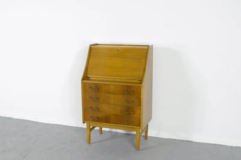 Pamono Mid-Century Modern Danish Teak Secretary, 1960s> Secretaires
