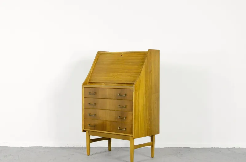 Pamono Mid-Century Modern Danish Teak Secretary, 1960s> Secretaires