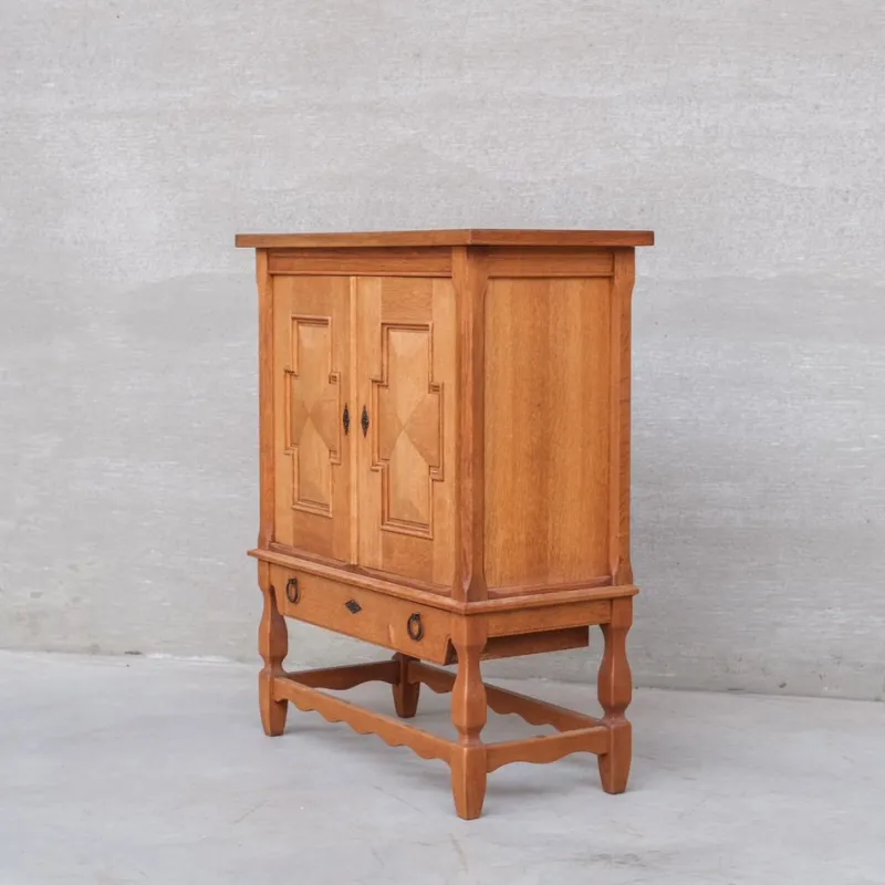 Pamono Mid-Century Modern Danish Oak Side Cabinet by Henning Kjaernulf, 1960s> Cabinets & Wardrobes