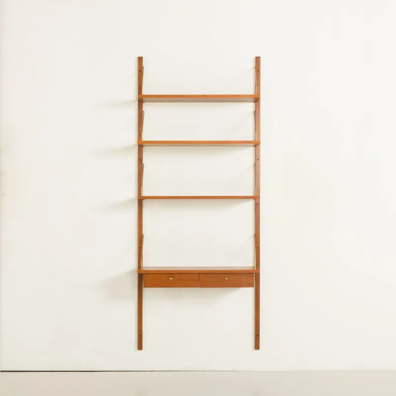 Pamono Mid-Century Modern Danish Wall Unit in Teak, 1960s> Shelves & Wall Units