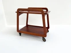 Pamono Mid-Century Modern Danish Serving Cart by Henning Wind-Hansen for Sika Furniture, 1960s> Serving Bar Carts & Trolleys