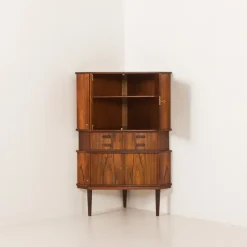 Pamono Mid-Century Modern Danish Rosewood Corner Cabinet, 1960s><noscript><img width=