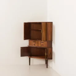 Pamono Mid-Century Modern Danish Rosewood Corner Cabinet, 1960s><noscript><img width=